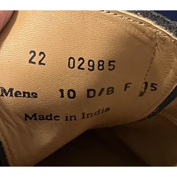 Johnston Murphy Optima Men's Melton Cap Toe Shoe 10 D Burgundy Calfskin 22-02985 - Picture 10 of 10